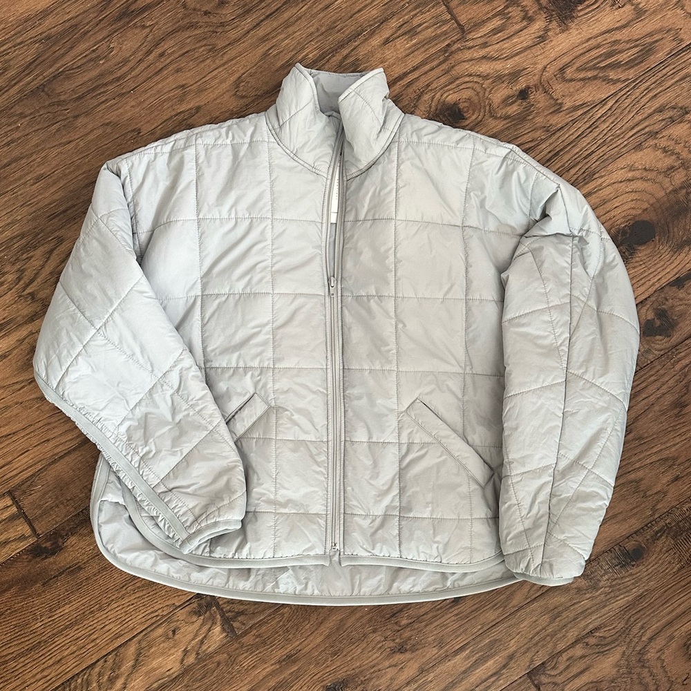 Oversized Nylon Puffer Jacket - Size S/M